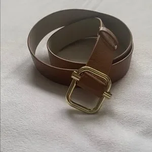 Tahari | Accessories | Tahari Brown Belt With Gold Buckle  display picture 3